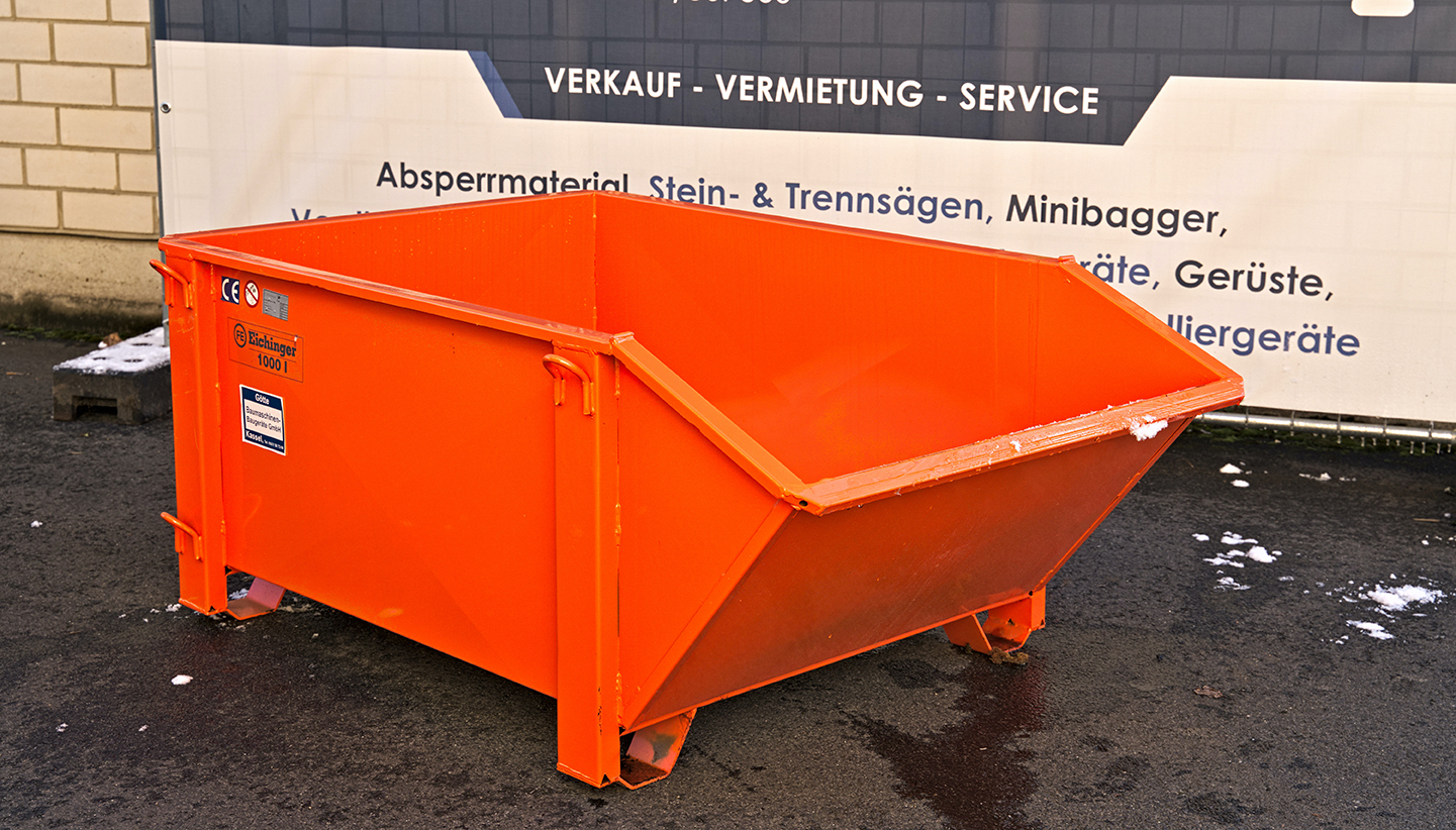 Schüttmulde EICHINGER - Götte Baumaschinen und Baugeräte Kassel